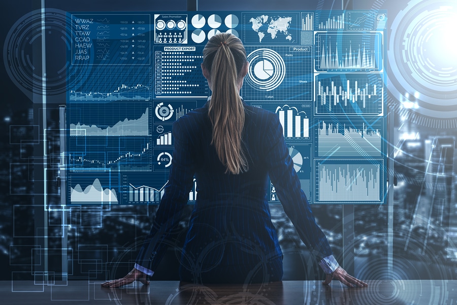 Image representing high-tech metrics