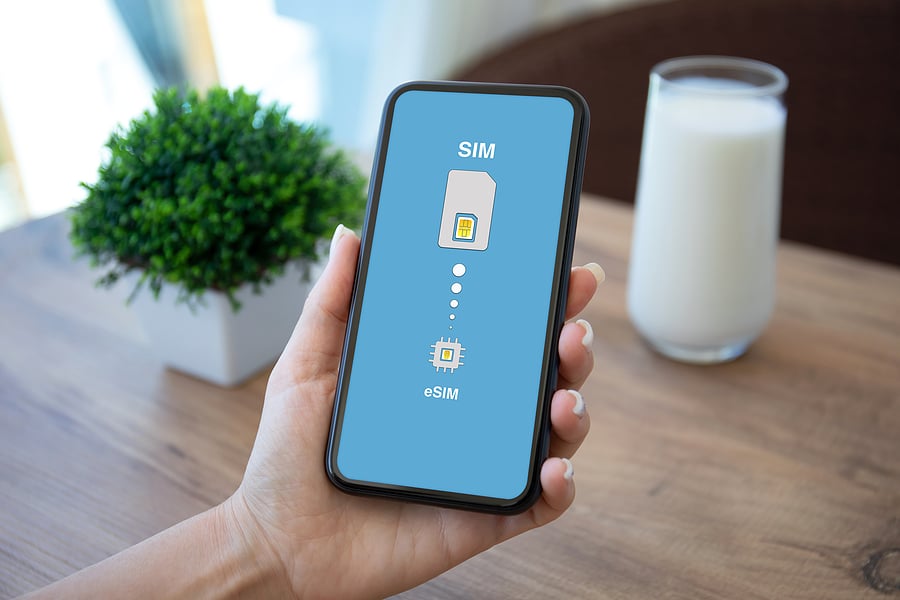 eSIM concept photo