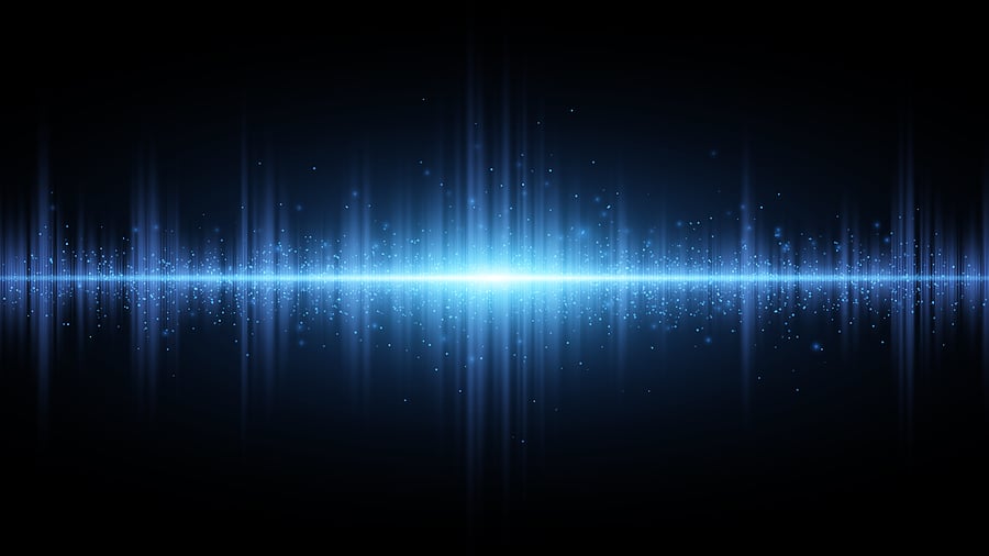 radio wave abstract