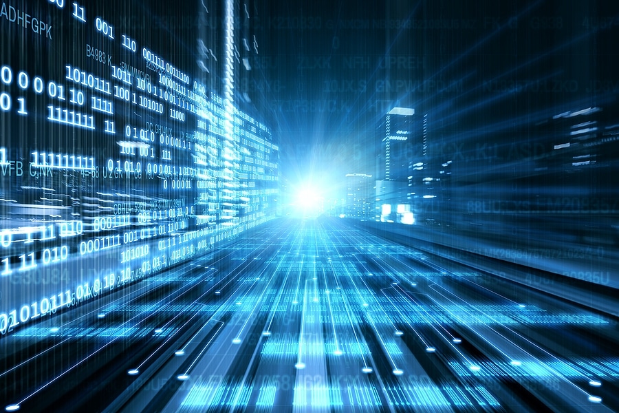 Abstract image representing the idea of speed