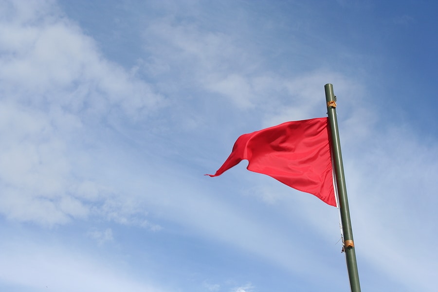 A red flag