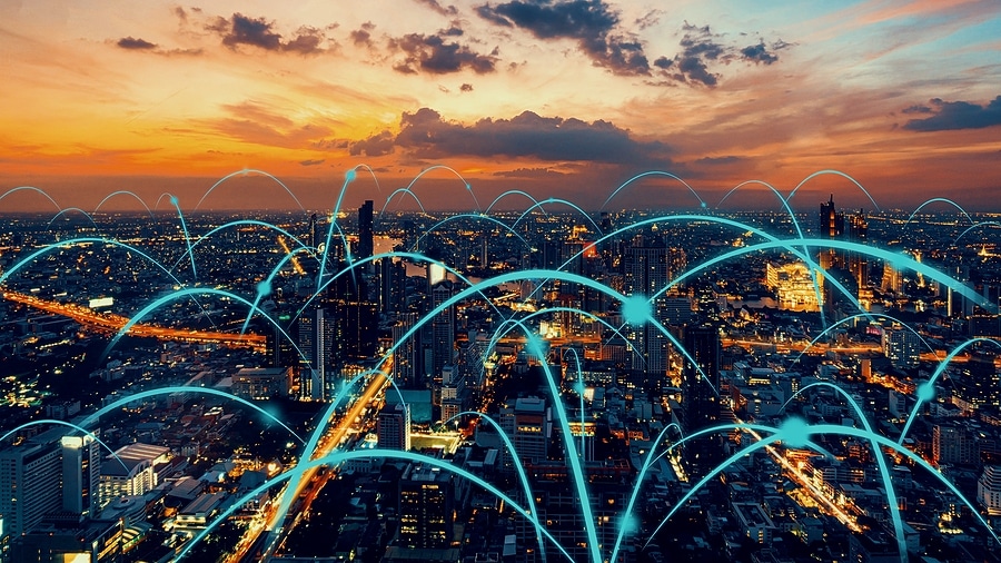 Photo representing the concept of wireless coverage