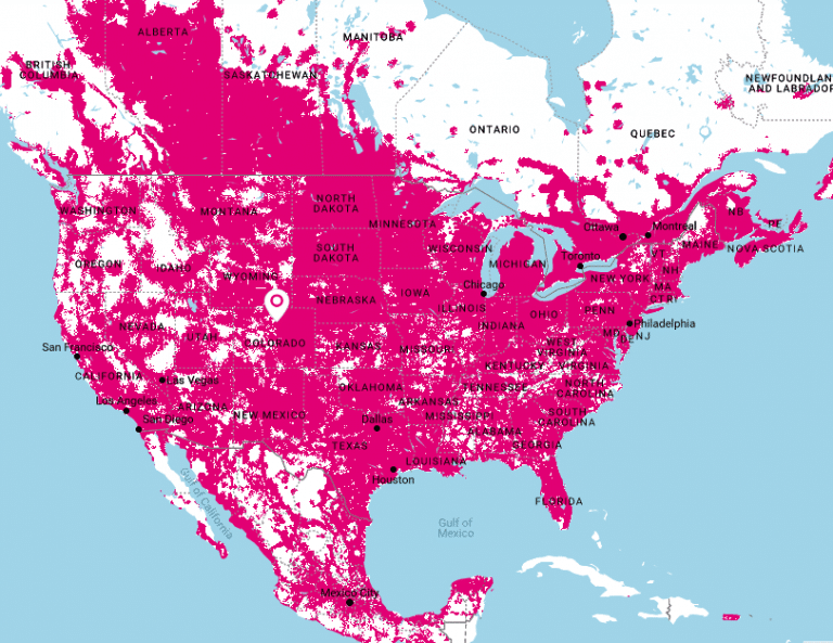 T-Mobile Prepaid Vs. Postpaid Coverage Map