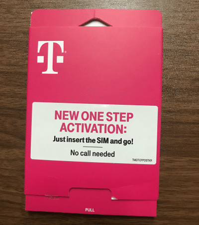 T-Mobile Connect SIM kit