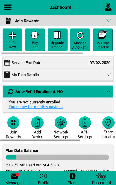 my total wireless plan