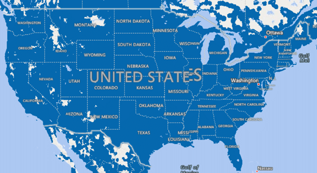 Verizon S Coverage Vs AT T S Coverage Coverage Critic   ATTCoverageMap 