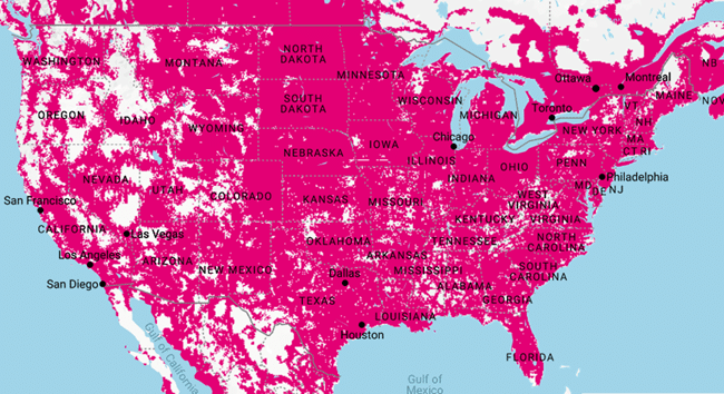 Phone Coverage In My Area Best Cell Phone Coverage - Maps Compared | Coverage Critic