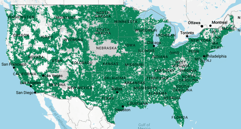 Sprint Coverage Map Missouri Tello Coverage | Coverage Critic